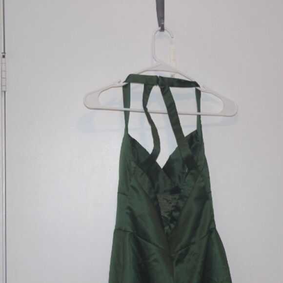 Jim Hjelm Occasions Vintage Green Midi Dress Women Size 8 - Picture 4 of 6